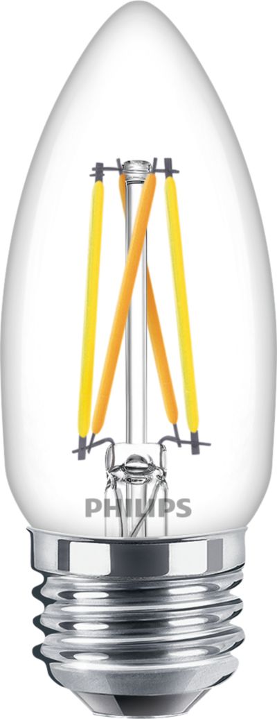 Filament candle bulb outlet