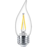 LED Filament Candle Clear 40W BA11 E26 x3