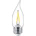 LED Filament Candle Clear 40W BA11 E26 x3