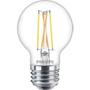 DEL Ampoule flamme transparente &agrave; filament G16.5 E26 x3, 40&nbsp;W
