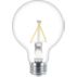 LED Filament Bulb Clear 40W G25 E26 x2
