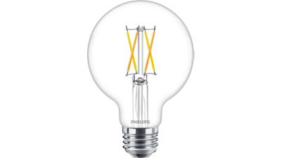 LED Filament Bulb Clear 40W G25 E26 x2