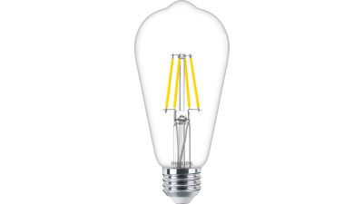 LED Filament Bulb Clear 40W ST19 E26 x2