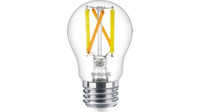 LED Filament Bulb Clear 40W A15 E26 x2