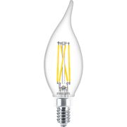 LED Vela de filamento transparente de 60&nbsp;W BA11 E12 x3