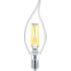 LED Filament Candle Clear 60W BA11 E12 x3