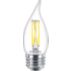 LED Filament Candle Clear 60W BA11 E26 x3