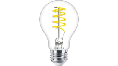LED Filament Bulb Clear 40W A19 E26