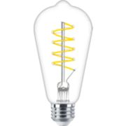 LED Foco de filamento transparente ST19 E26 de 60W