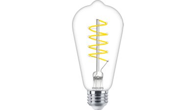 LED Filament Bulb Clear 60W ST19 E26
