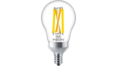 LED Filament Bulb Clear 60W A15 E12 x2