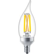 LED Vela de filamento transparente de 75&nbsp;W BA11 Universal x3