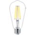 LED Filament Candle Clear 75W ST19 E26 x4