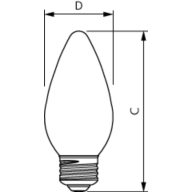  Single Contact Medium Screw F15 (F15) Clear