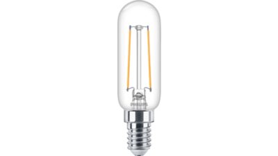 LED Ampoule flamme transparente à filament 25W T25L E14