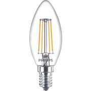 LED Vela de filamento transparente 40&nbsp;W B35 E14 x3