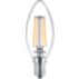 LED Filament Mum Şeffaf 40 W B35 E14 x2