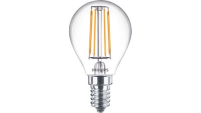 LED Glødemignon, klar, 40 W, P45, E14 x 2