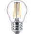LED Filament-Kerzenlampe, P45 E27, transparent, 40 W