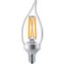 LED Filament Candle Clear 100W BA11 Universal x2