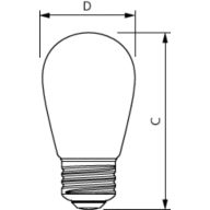  Single Contact Medium Screw S-14 Clear