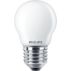 LED Filament-Kerzenlampe, Milchglas, 40W, P45, E27 x2