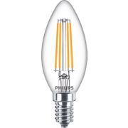 LED Vela de filamento transparente 60&nbsp;W B35 E14