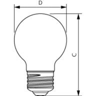  Single Contact Medium Screw G16.5 Clear