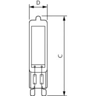 Ampoule G9 40 LED corePro capsule 3.2W Philips