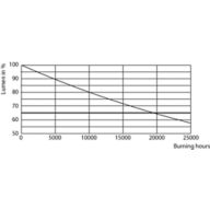 Lumen Maintenance Diagram - 2T3/G4/830/ND 12V 6/1PF