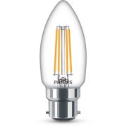 LED Filament Candle Clear 40W B35 B22 x3