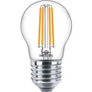 LED Vela de filamento transparente 60&nbsp;W P45 E27