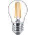 LED Ampoule flamme transparente à filament 60W P45 E27