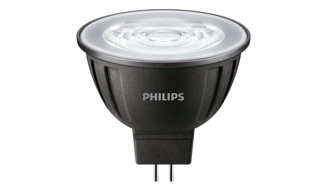 Philips 457556 8.5MRX16/LED/F35 8.5 Watt, LED MR-16 Dimmable 4000K 35 Degree Bulb with GU5.3 Base 