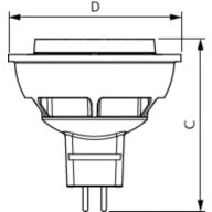 6.5MR16/F25/2700-2200 DIM 12V