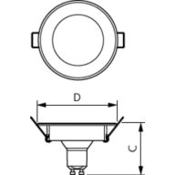  GU10 PAR 2 inch