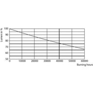 Lumen Maintenance Diagram - CorePro LEDtube 1500mm 20W 840 T8