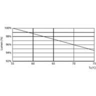 Lumen Maintenance Diagram - Ecofit LEDtube 1500mm 19.5W 865 T8