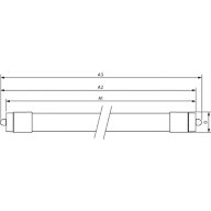  FA8 Tube, double-ended Clear