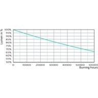 Lumen Maintenance Diagram - 5PL-S/LED/13H/840/IF5/P/2P 20/1