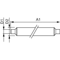 Dimension Drawing (with table) - LED 4.5W 310mm S19 WW ND 1CT/4