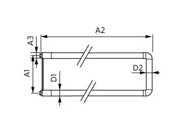 Dimension Drawing (with table) - 13T8-6U/MAS/24-830/IF20/P/DIM 10/1