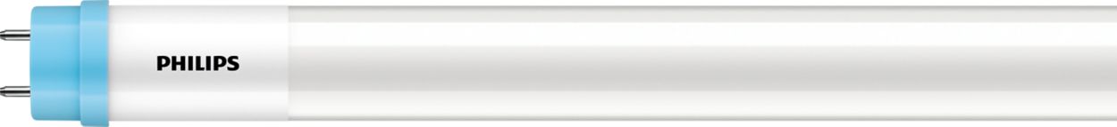 Simple T8 LED replacement for fluorescent tubes