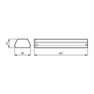 Dimension Drawing (without table) - LL200Z MB-SW 2xEP CU7 WH