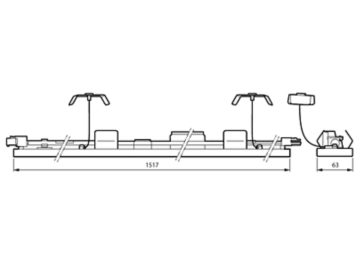 Dimension Drawing (without table) - LL515S 46S_57S/840 WB PSU UNIV TW3 WH VK