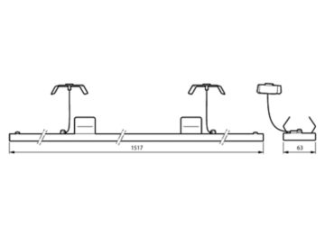 Dimension Drawing (without table) - LL515Z BC UNIV  WH
