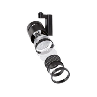 Alcyon LED Vertical 32W Cylinder, Track & Recessed Lighting, Acessory Holder, Matte White