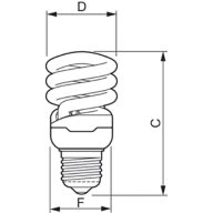12 W;E27 ;Spiral