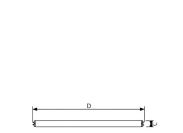 Dimension Drawing (with table) - F30T12/WW/RS ALTO 30PK