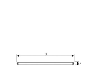 Dimension Drawing (with table) - F48T8/TL841/HO ALTO 25/1
